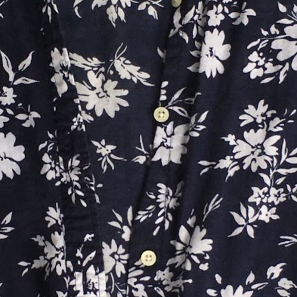 Ralph Lauren Light-Weight Floral Button Down Top - Picture 2 of 8